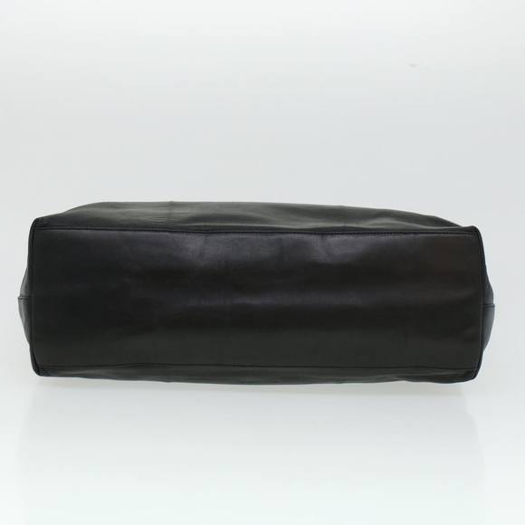 PRADA Tote Bag Leather Black Auth hk724 - Picture 6 of 16